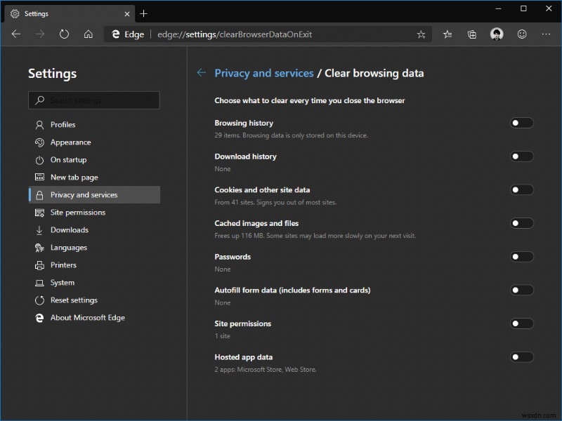 Edge Insiderでブラウザデータを消去する方法【詳細手順を解説】