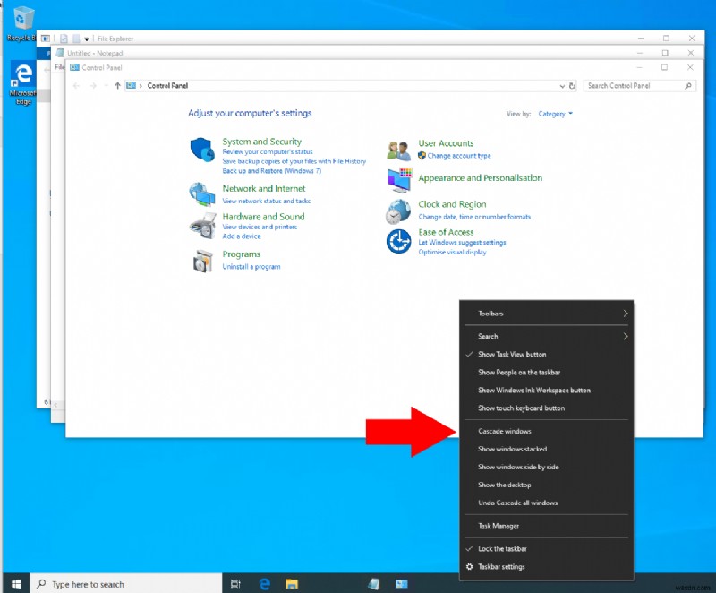 Windows 10のウィンドウ整理術:「重ねて表示」と「上下に並べて表示」の使い方
