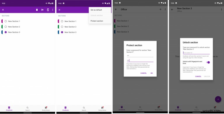 【OneNote】Windows・macOS・iOS・Androidでノートブックのセクションをパスワード保護する方法