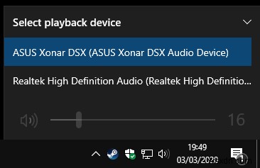 Windows 10でオーディオ出力デバイスを切り替える&名前を変更する方法