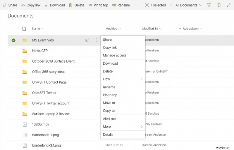 SharePoint Online でファイルが変更されたときにアラート通知を受け取る方法