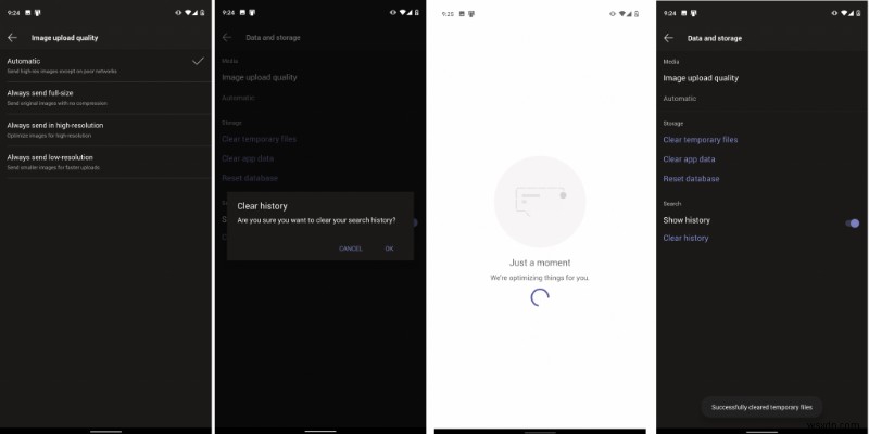 iOS・AndroidでMicrosoft Teamsのデータとストレージを管理し、アプリをクリーンアップする方法