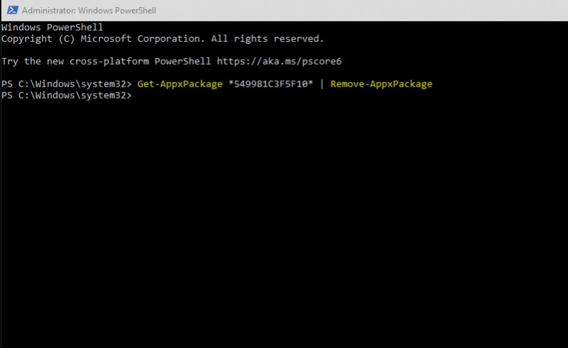 Windows 10 May 2020 UpdateでCortanaを完全にアンインストールする方法
