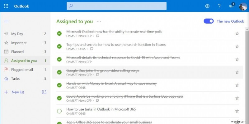 Microsoft 365のOutlookでTo Doを活用して生産性を最大化する方法