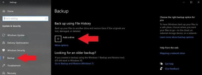 Windows 10の「ファイル履歴」を使って安全なバックアップを作成する方法