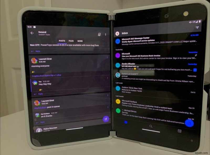 Surface DuoでMicrosoft Teamsを最大限に活用するヒントとコツ4選