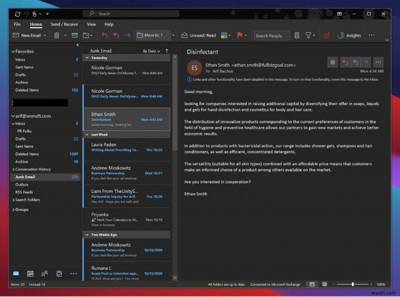 Windows 10のOutlookでメールを効率よく管理する方法|押さえておきたいベストプラクティス