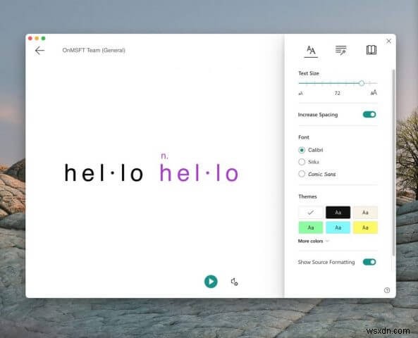 Microsoft Teamsのイマーシブ リーダー活用法：メッセージの読み上げ・拡大表示から翻訳・英語学習まで