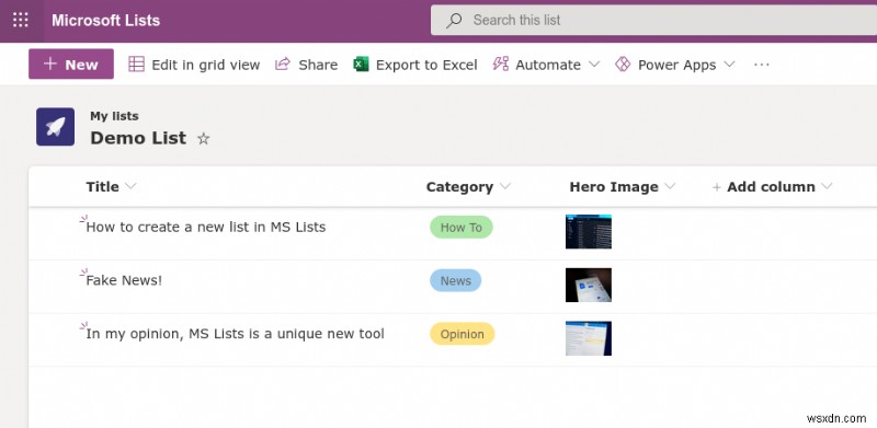 Microsoft Lists入門：新しいリストをゼロから作成する完全ガイド