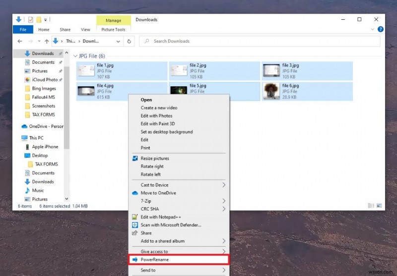 Windows 10のPowerToys「PowerRename」でファイル名を一括変更する方法