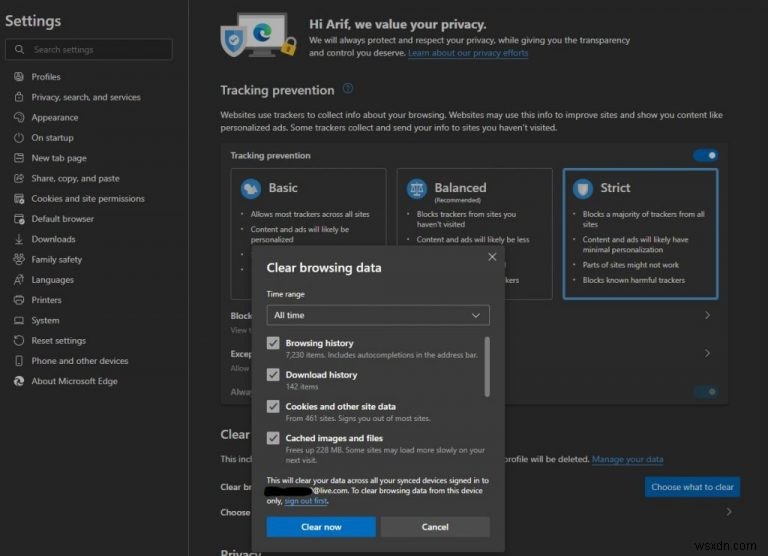 BingとMicrosoft Edgeの検索履歴・閲覧履歴を消去してプライバシーを守る方法