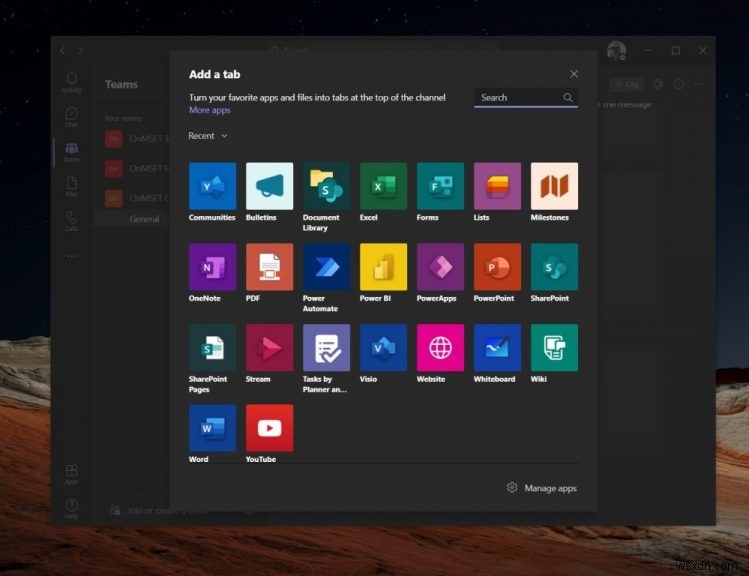 YammerをMicrosoft Teamsアプリに簡単に追加して同僚とつながる方法