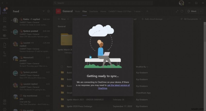 OneDriveでMicrosoft Teamsのファイルをデバイスに同期する方法【手順解説】