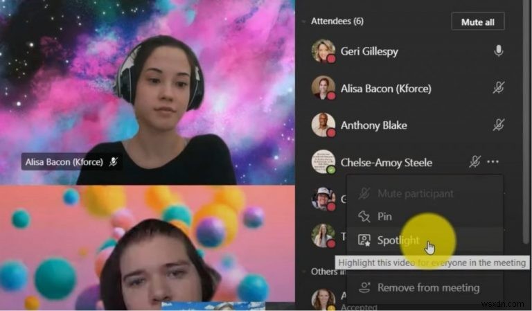 Microsoft Teamsのミーティングで特定の人にスポットライトを当てる方法と活用のポイント