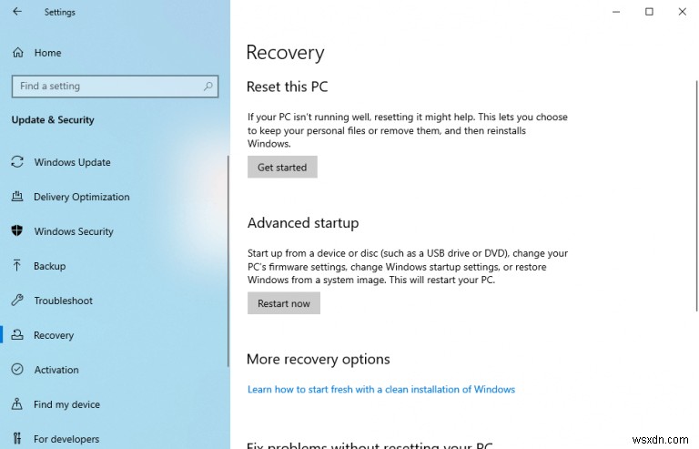 Windows 10を出荷時設定にリセットする方法【設定アプリ・起動メニューから解説】