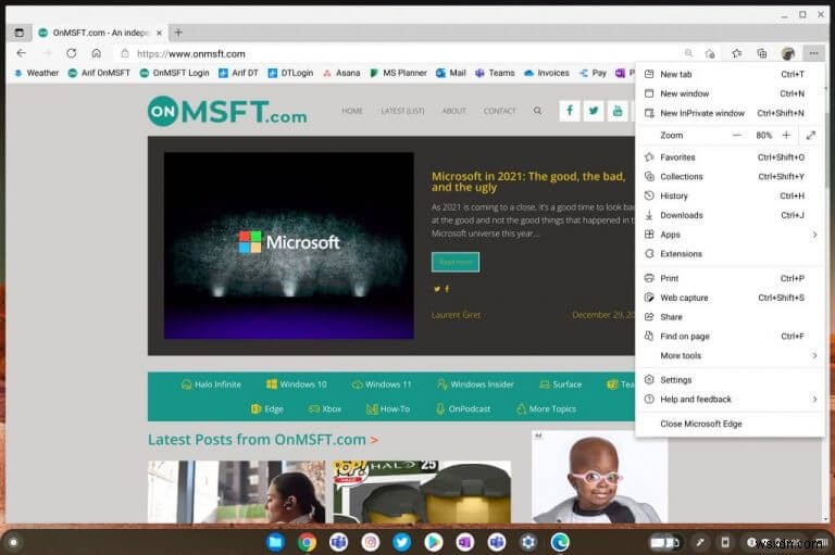 ChromebookにMicrosoft Edgeをインストールする方法と、導入するメリット