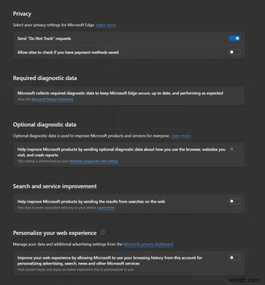 Microsoft Edgeを可能な限りプライベートかつ安全に使う方法