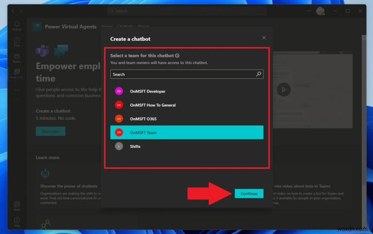 Microsoft TeamsでPower Virtual Agentsチャットボットを簡単に作成・管理する方法