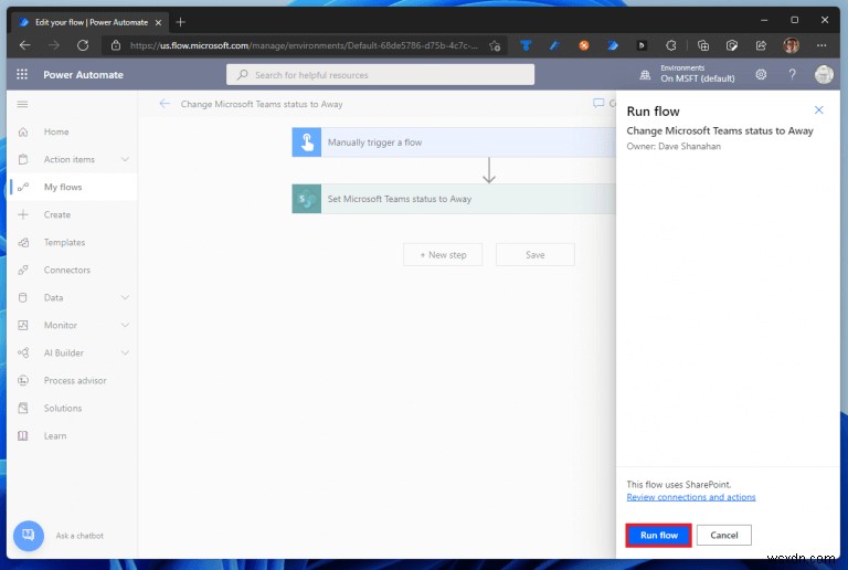 Power Automateを使ってMicrosoft Teamsのステータスを自動更新する方法