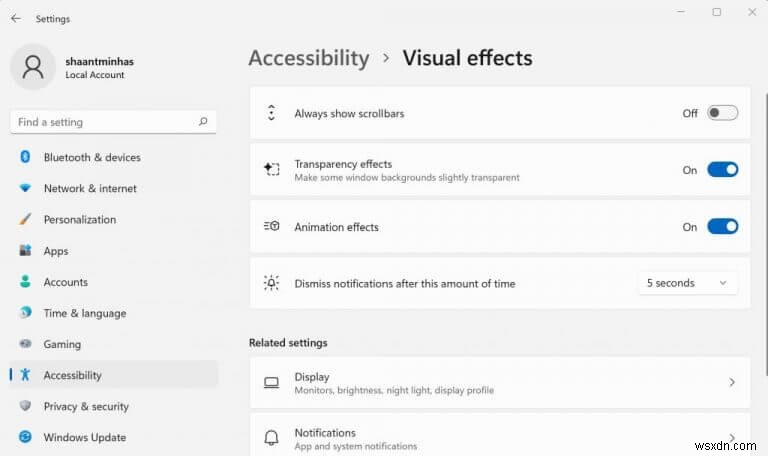 Windows 11で透明効果を無効にする3つの方法【設定・アクセシビリティ・レジストリ】