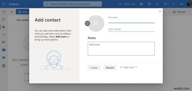 Outlookで連絡先を追加する方法【Web版・アプリ版の手順を解説】