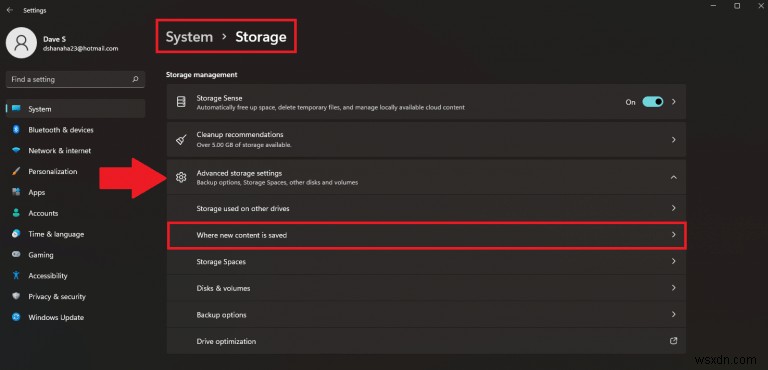 Windows 10/11で新しいアプリとファイルの保存先を簡単に変更する2つの方法