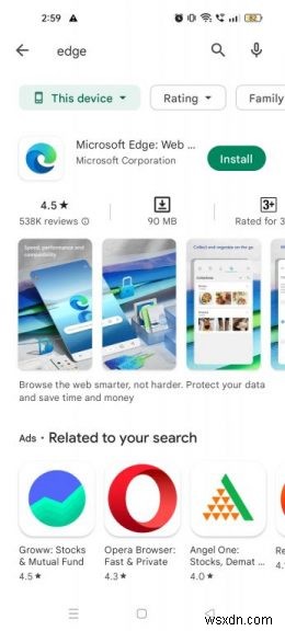 AndroidにMicrosoft Edgeをインストールして使いこなす方法