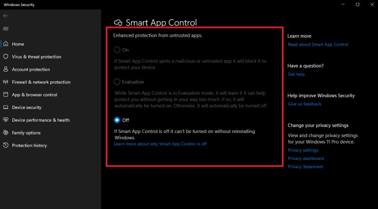 Windows 11 2022 Updateの「Smart App Control」を設定して、信頼できない悪意あるアプリをブロックする方法