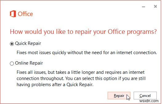 Windows 10でMS Officeアップデートエラー「コード30038-28」を解決する方法