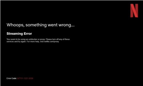 NetflixエラーコードM7111-133-5059の原因と解決方法【2022年最新版】
