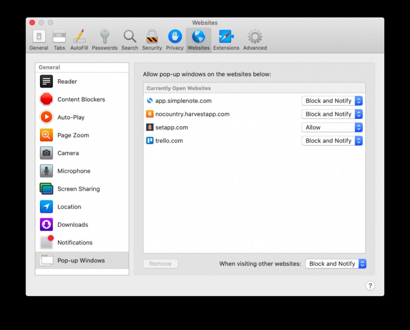 MacのSafari・Chrome・Firefoxでポップアップをブロックする方法