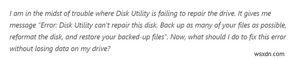 MacBookで「ディスクユーティリティはこのディスクを修復できません」と表示されたときの対処法【完全解決ガイド】