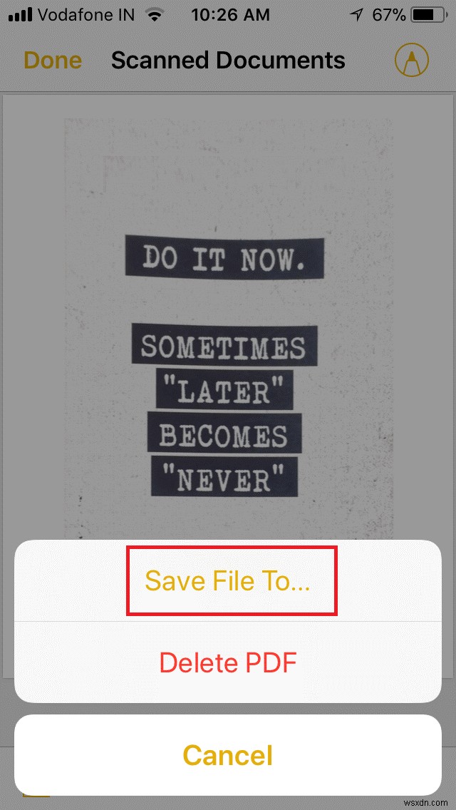 iOS 11の「メモ」アプリで書類をスキャンしてPDF化する方法