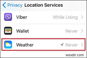iOS 11でロック画面の天気ウィジェットが動作しないときの対処法