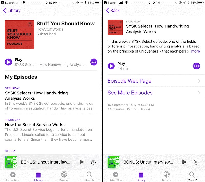 iOS 11のポッドキャストアプリの使い方 – 新機能を徹底解説