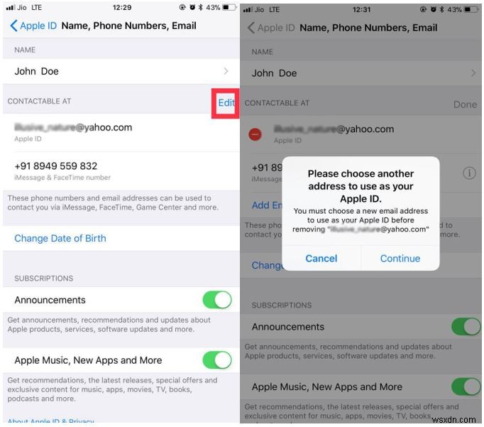 Apple IDをGmailなどの外部メールアドレスからiCloudアドレスに変更する方法