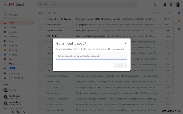Google MeetがGmailと統合、受信トレイから直接ビデオ通話が可能に