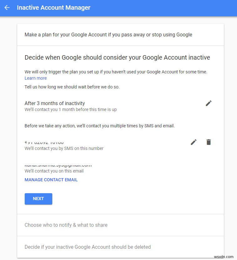 一定期間操作しないとGoogleアカウントが自動削除されるよう設定する方法