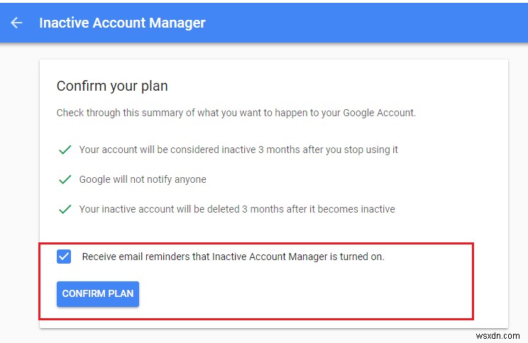 一定期間操作しないとGoogleアカウントが自動削除されるよう設定する方法