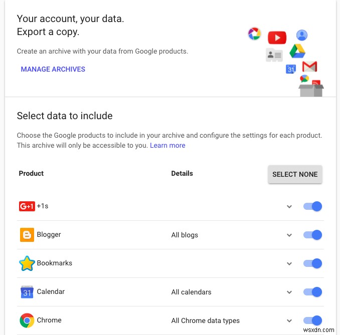 Google・Facebook・Twitterのアカウントデータをダウンロードしてバックアップする方法