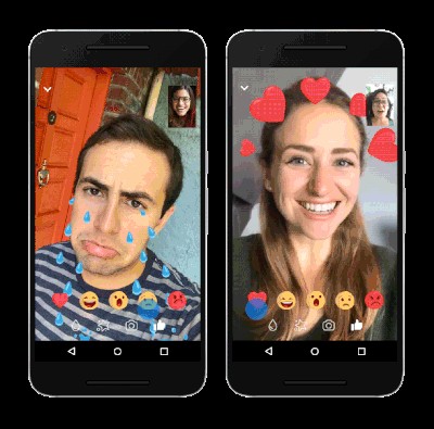 Facebook Messengerのビデオ通話にフィルターやリアクションなど楽しい新機能が多数追加