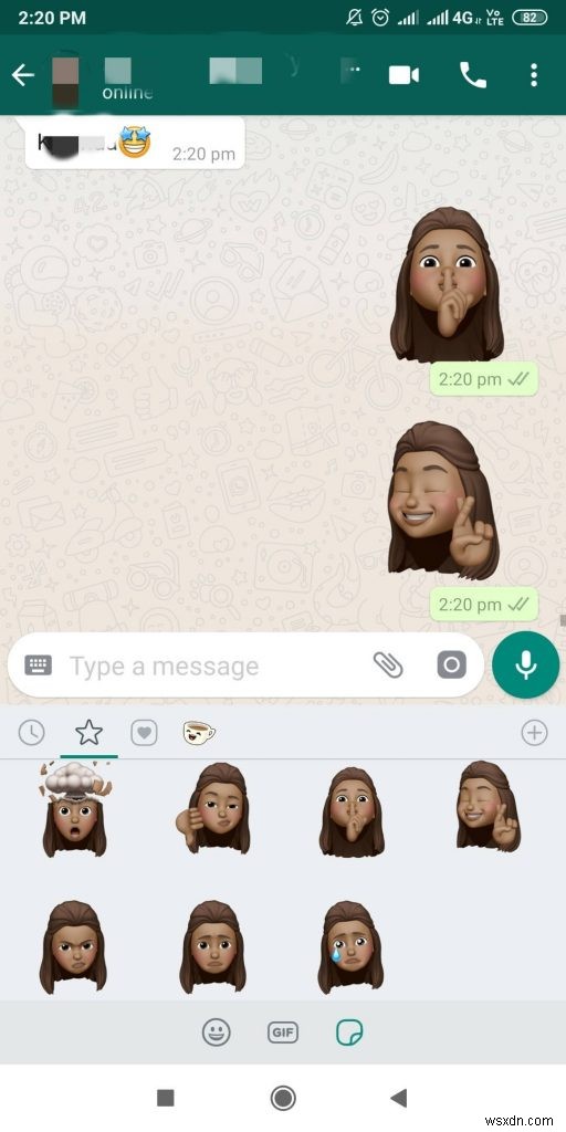 Android版WhatsAppでステッカーを使う方法|Animoji・Bitmoji・Gboardを徹底解説