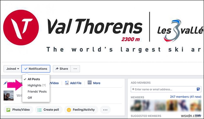 Facebookでグループ通知をオフにする方法【PC・スマホ対応】
