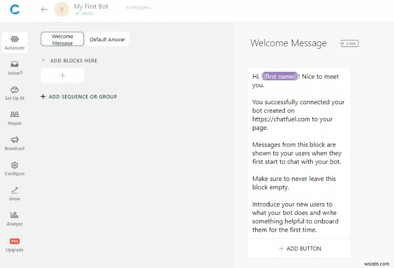 Facebook Messengerチャットボットの作り方|Chatfuelで簡単に作成する7つのステップ