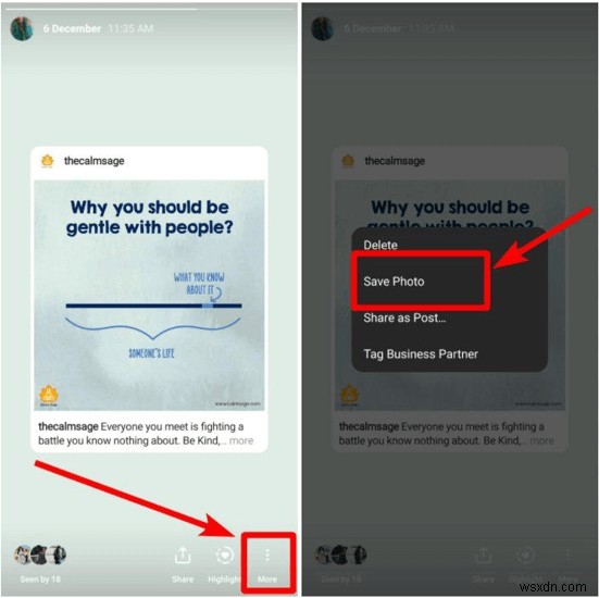 過去のInstagramストーリーを表示して端末に永久保存する方法