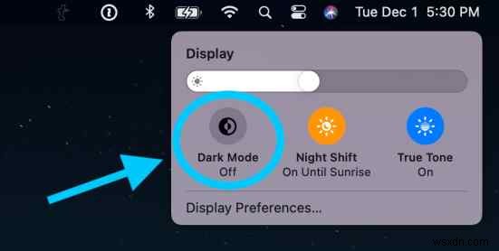macOS Big Sur以前のバージョンでMacをダークモードにする方法