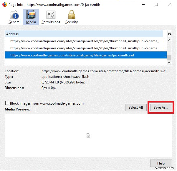 埋め込みFlashファイル（SWF）をブラウザからダウンロードする方法【IE・Chrome・Firefox対応】