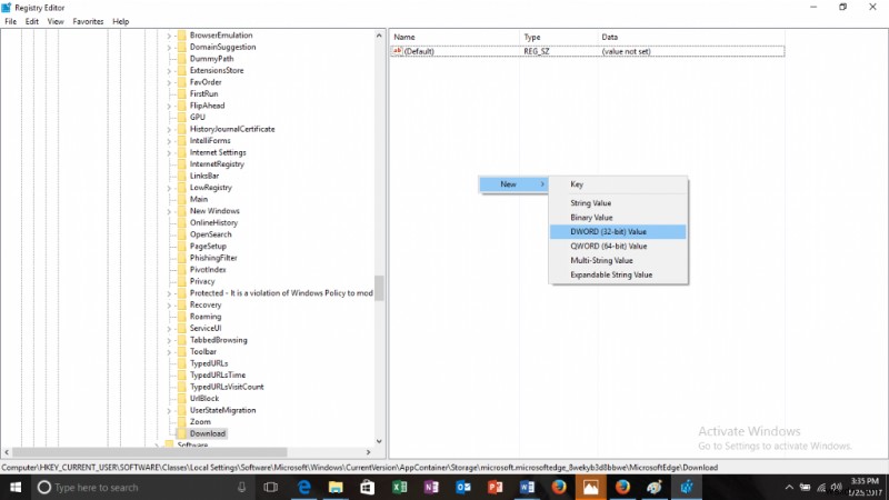 Microsoft Edgeでダウンロード時に保存先を確認するプロンプトを有効/無効にする方法