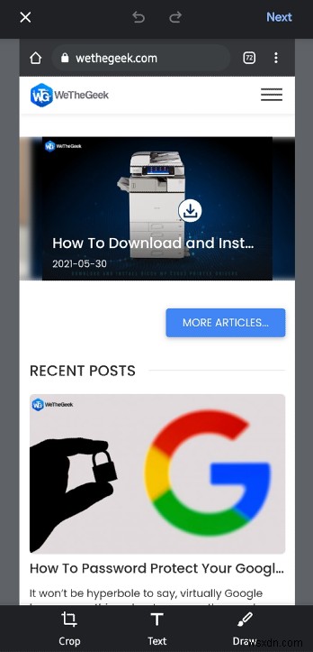 Android版Google Chromeにスクリーンショット編集ツールが登場!使い方を徹底解説