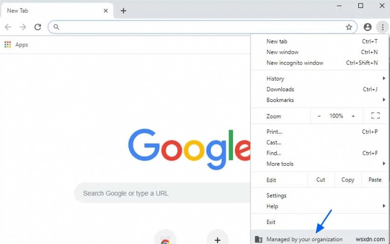 Chromeで「このブラウザは組織によって管理されています」と表示されたときの原因と削除方法